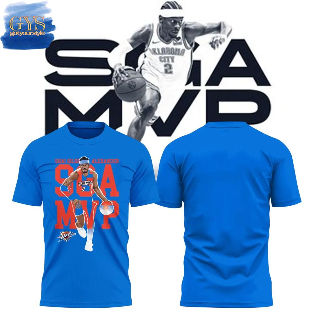 SHAI GILGEOUS-ALEXANDER OKC 2025 NBA MVP T-SHIRT