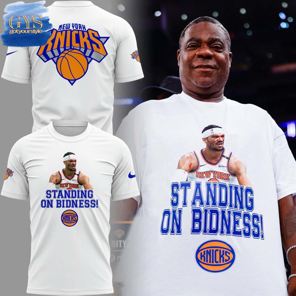 STANDING ON BIDNESS New York Knicks Limited Edition T-Shirt