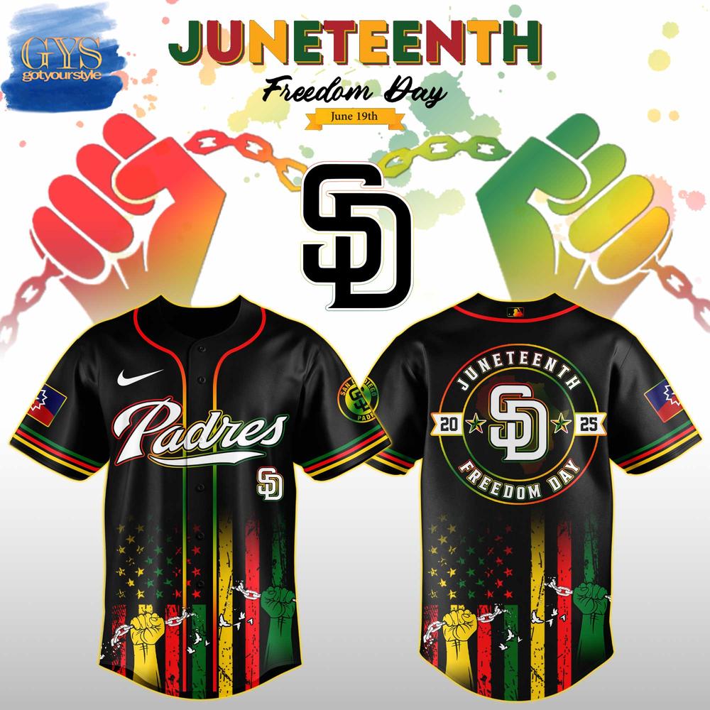San Diego Padres Juneteenth Day Limited Edition Baseball Jersey