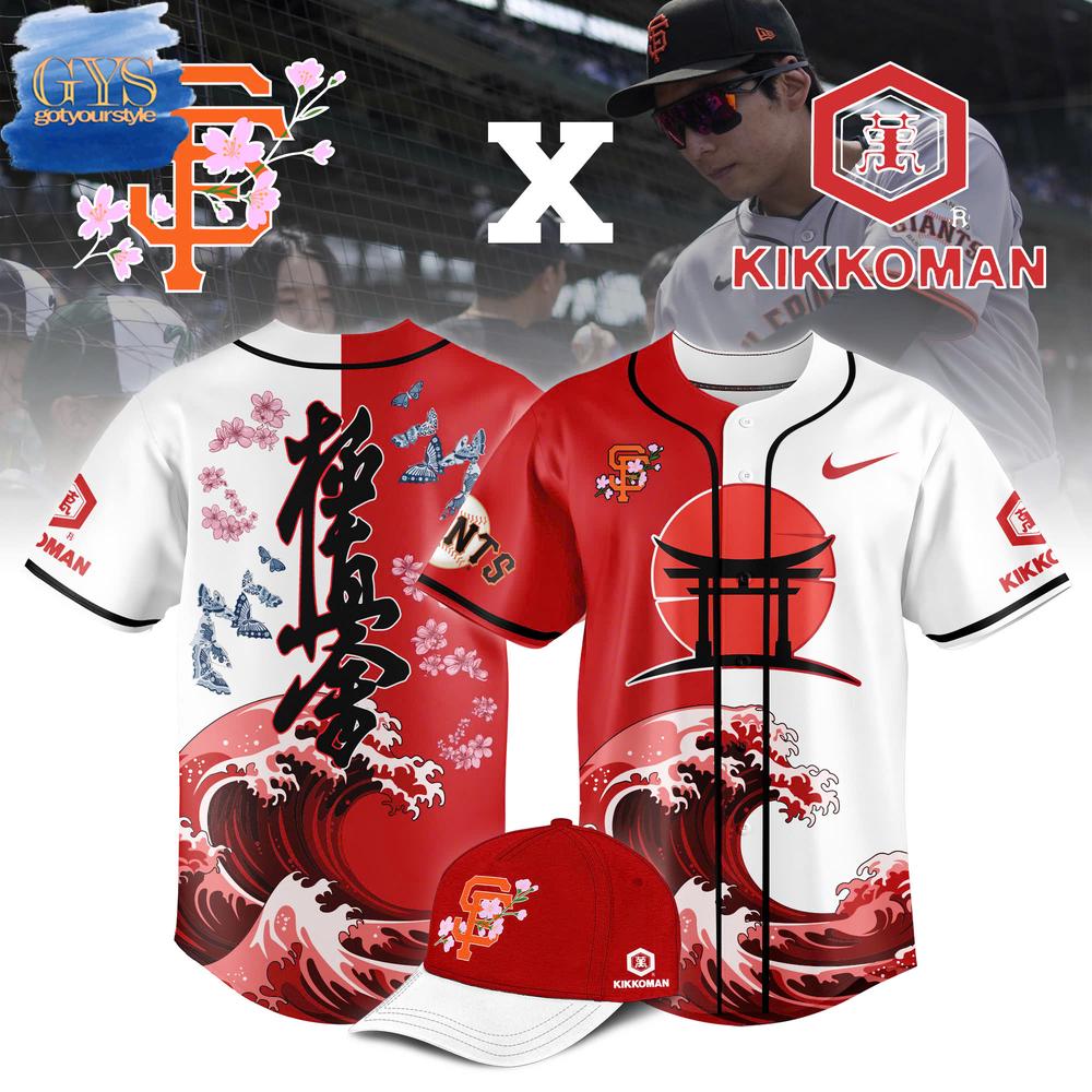 San Francisco Giants x Kikkoman Japanese Heritage Night Baseball Jersey