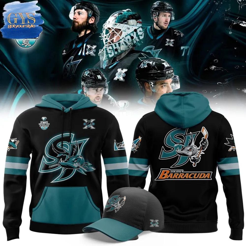 San Jose Barracuda Calder Cup Playoffs 2025 Hoodie