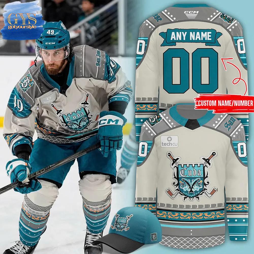 San Jose Barracuda Renaissance Chirps Limited Edition Hockey Jersey