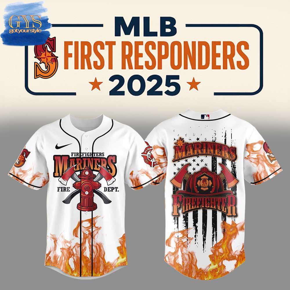 Seattle Mariners Firefighter Appreciation 2025 Limited Edition Baseball Jersey