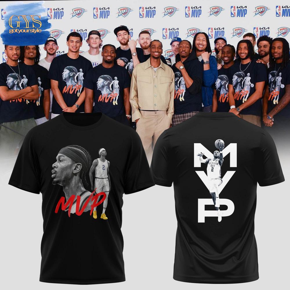 Shai Gilgeous-Alexander NBA MVP Limited Edition Black Merch Collection