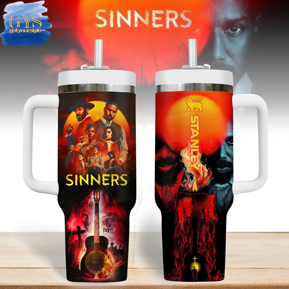 Sinners Dance With The Devil 40 Oz Stanley Tumbler