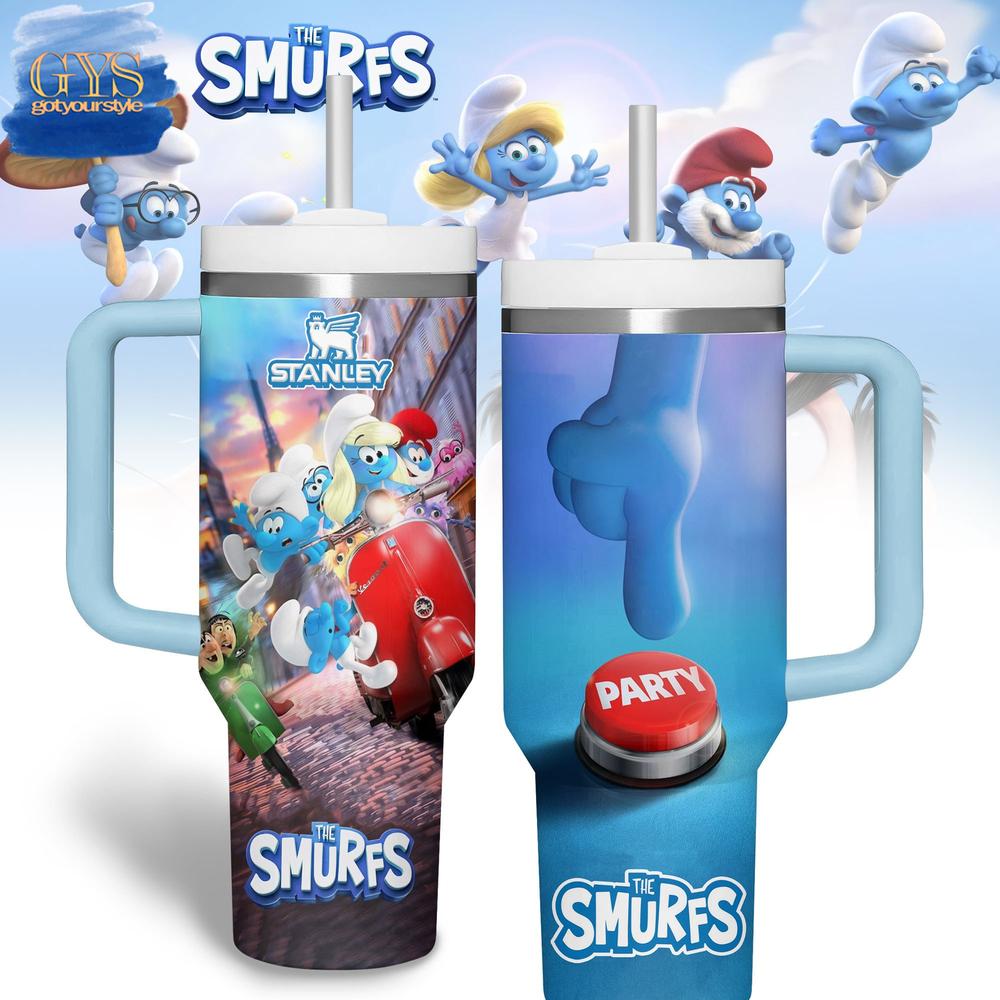 Smurfs 2025 Movie Limited Edition 40 Oz Stanley Cup