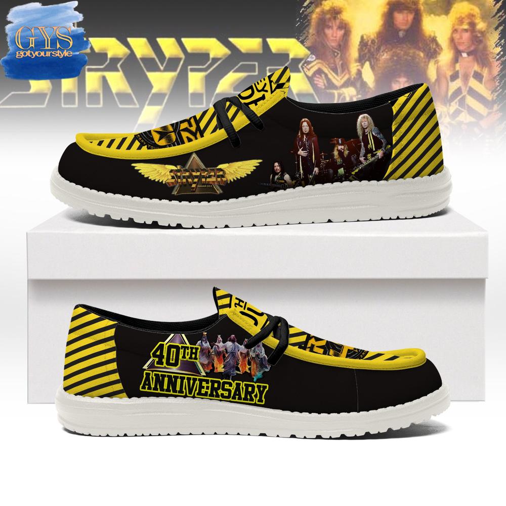Stryper Band 40th Anniversary Limited Edition Hey Dude Shoes