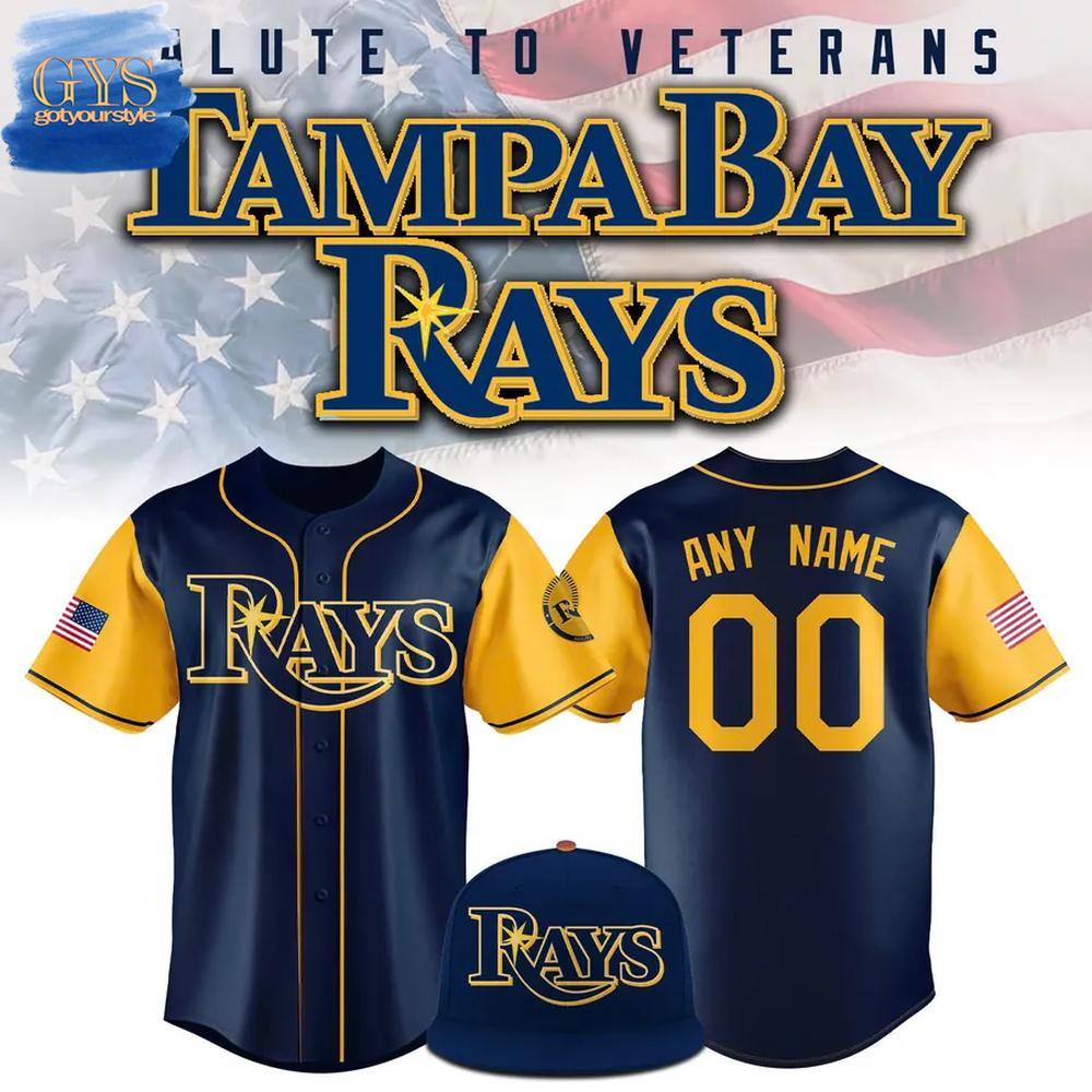 Tampa Bay Rays Salute to Veterans Limited Edition Baseball Jersey