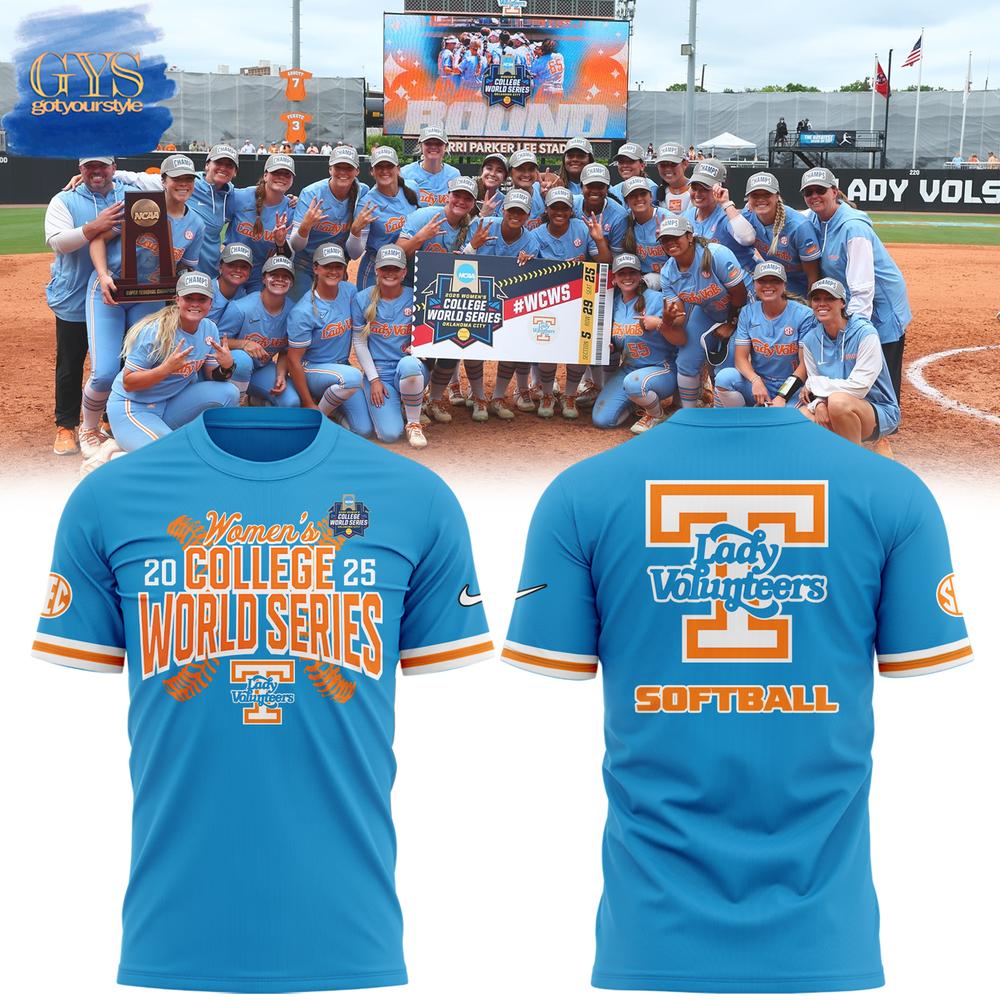 Tennessee Vols 2025 NCAA Softball Women’s College World Series Merchandise