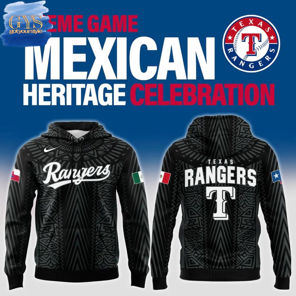 Texas Rangers Mexican Heritage Celebration Limited Edition Hoodie