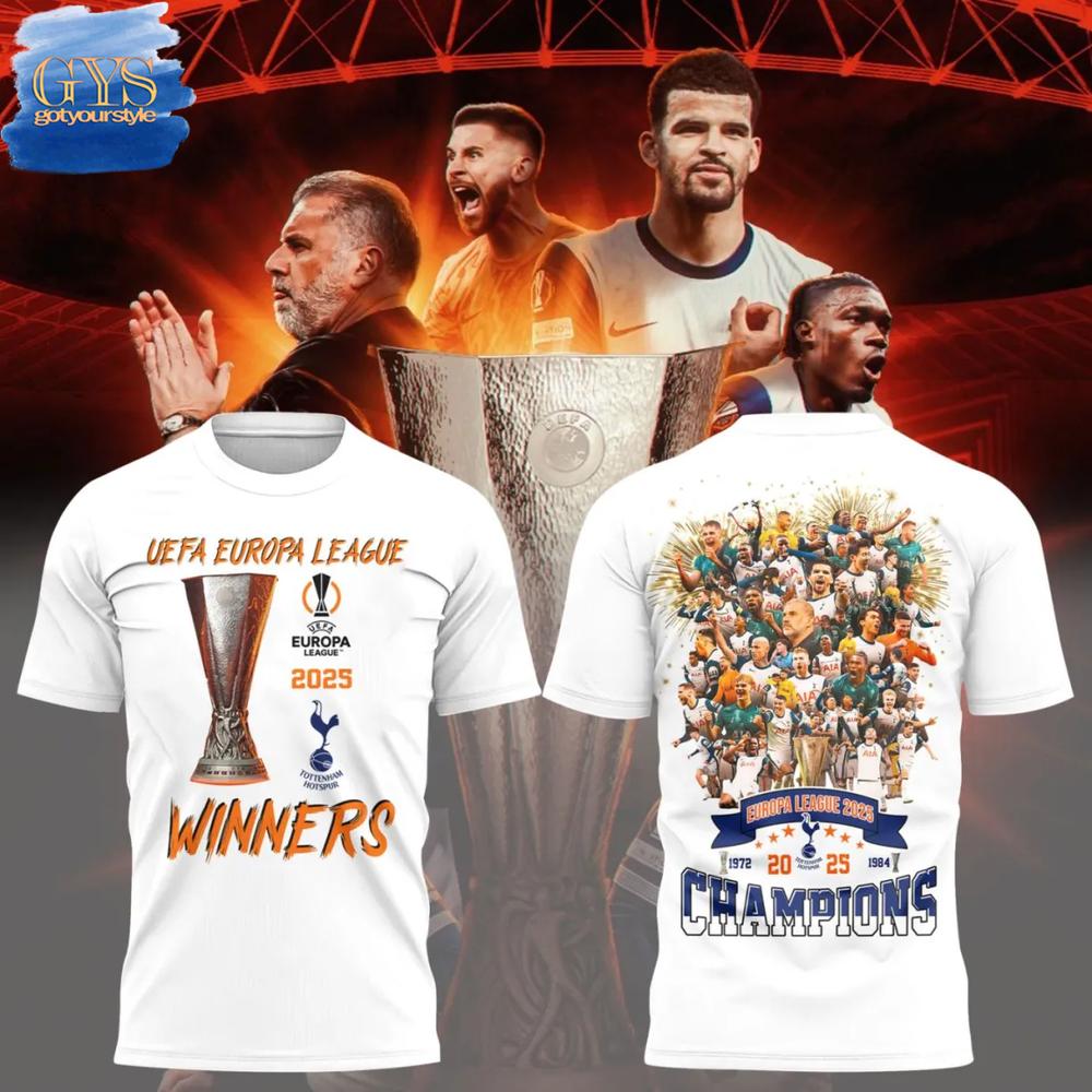 Tottenham Hotspur Europa League 2025 Champions Limited Edition Merchandise