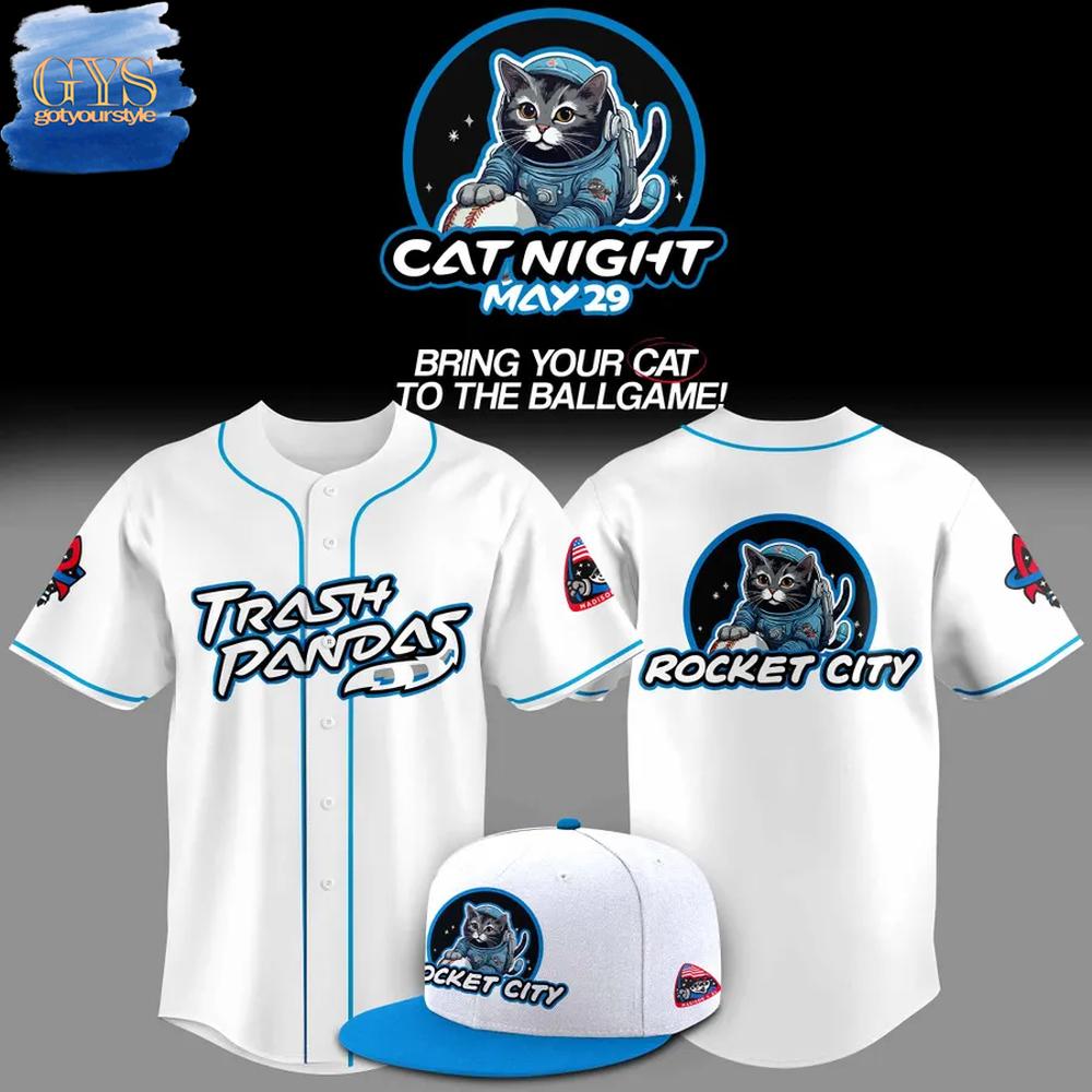 Trash Pandas Cat Night 2025 Limited Edition Baseball Jersey