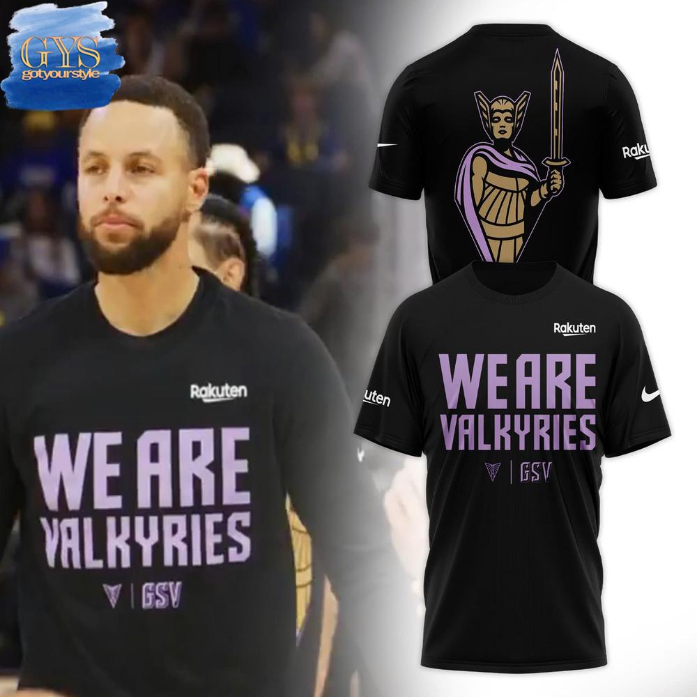 We Are Valkyries Society Black T-Shirt