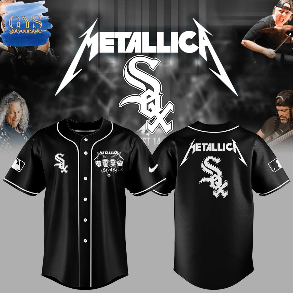 White Sox x Metallica M72 Tour 2025 Limited Edition Baseball Jersey