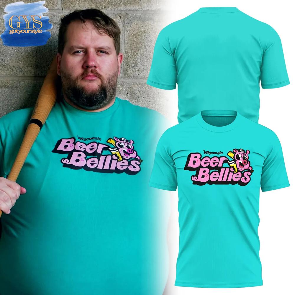 Wisconsin Beer Bellies Lakeshore Chinooks Tee Shirt