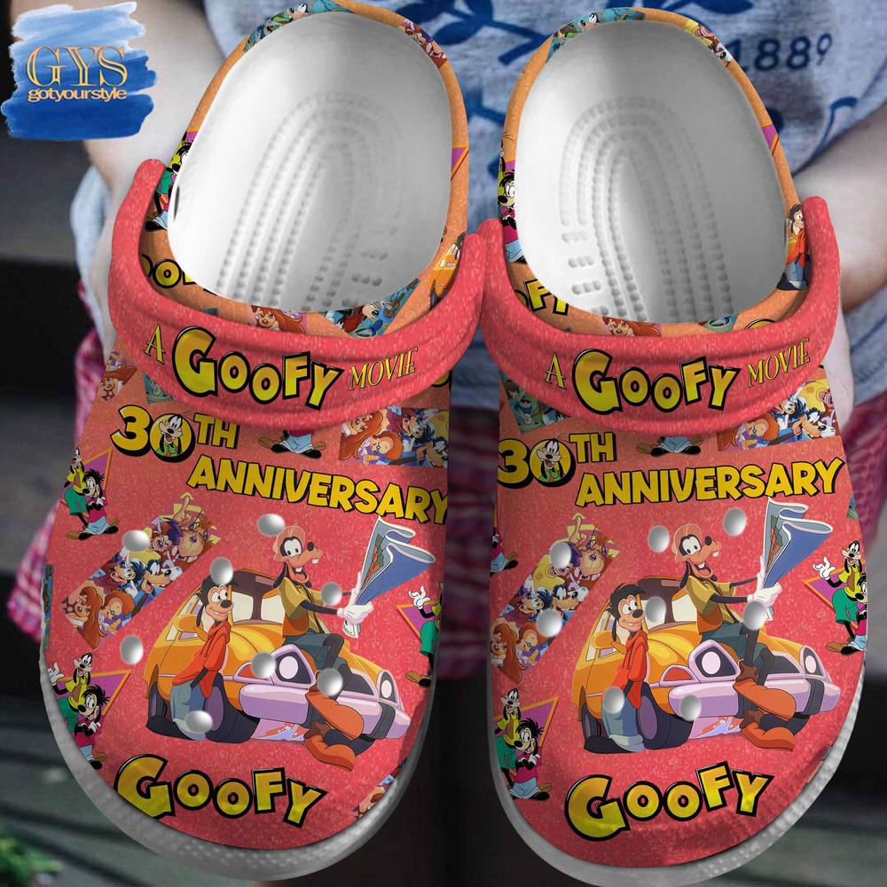 A Goofy Movie 30th Anniversary Crocs
