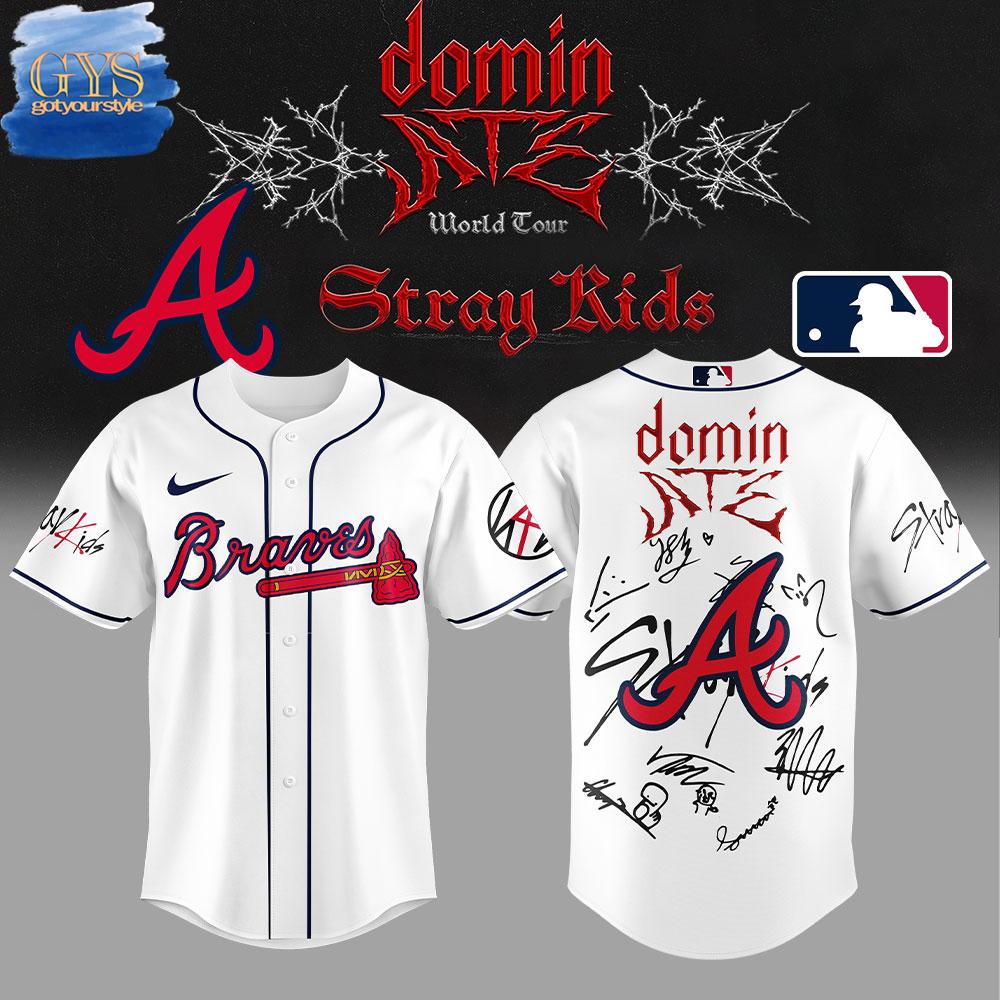 Atlanta Braves x Stray Kids Limited Edition Baseball Jersey