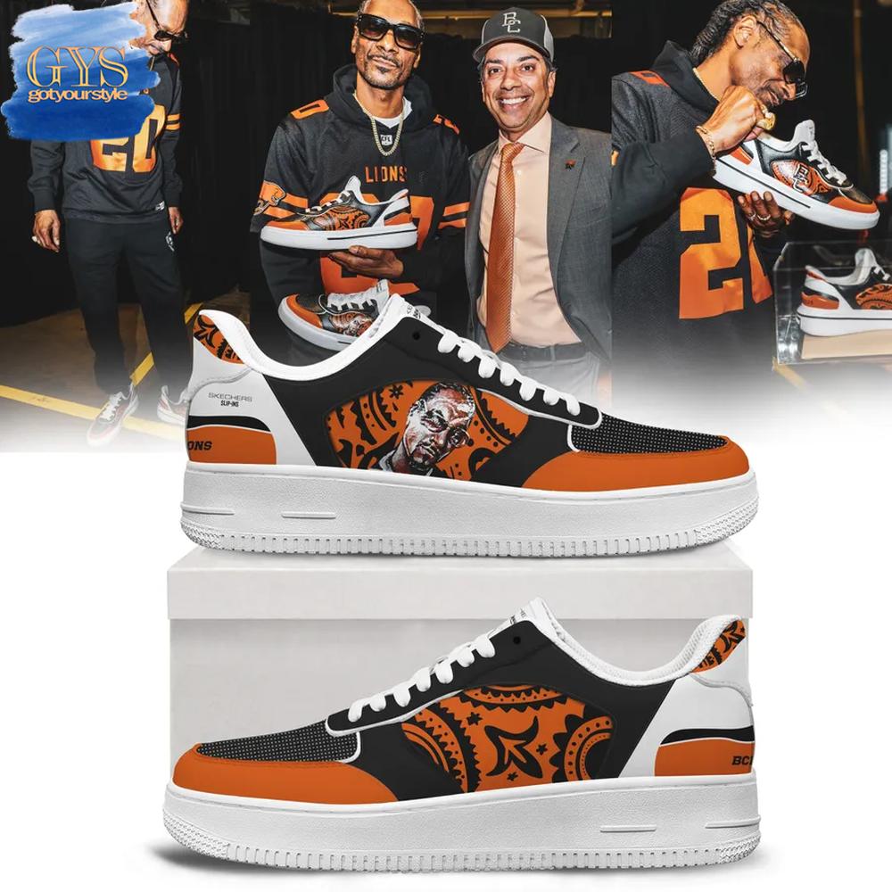 BC Lions 2025 Snoop Dogg Concert Limited Edition Air Force Sneakers