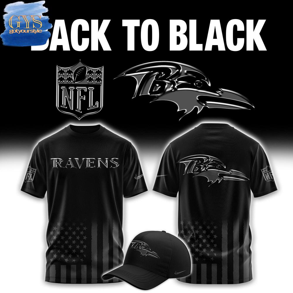 Baltimore Ravens Back To Black Limited Edition Merchandise Collection