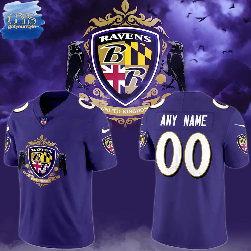 Baltimore Ravens x United Kingdom Limited Edition Football Jersey
