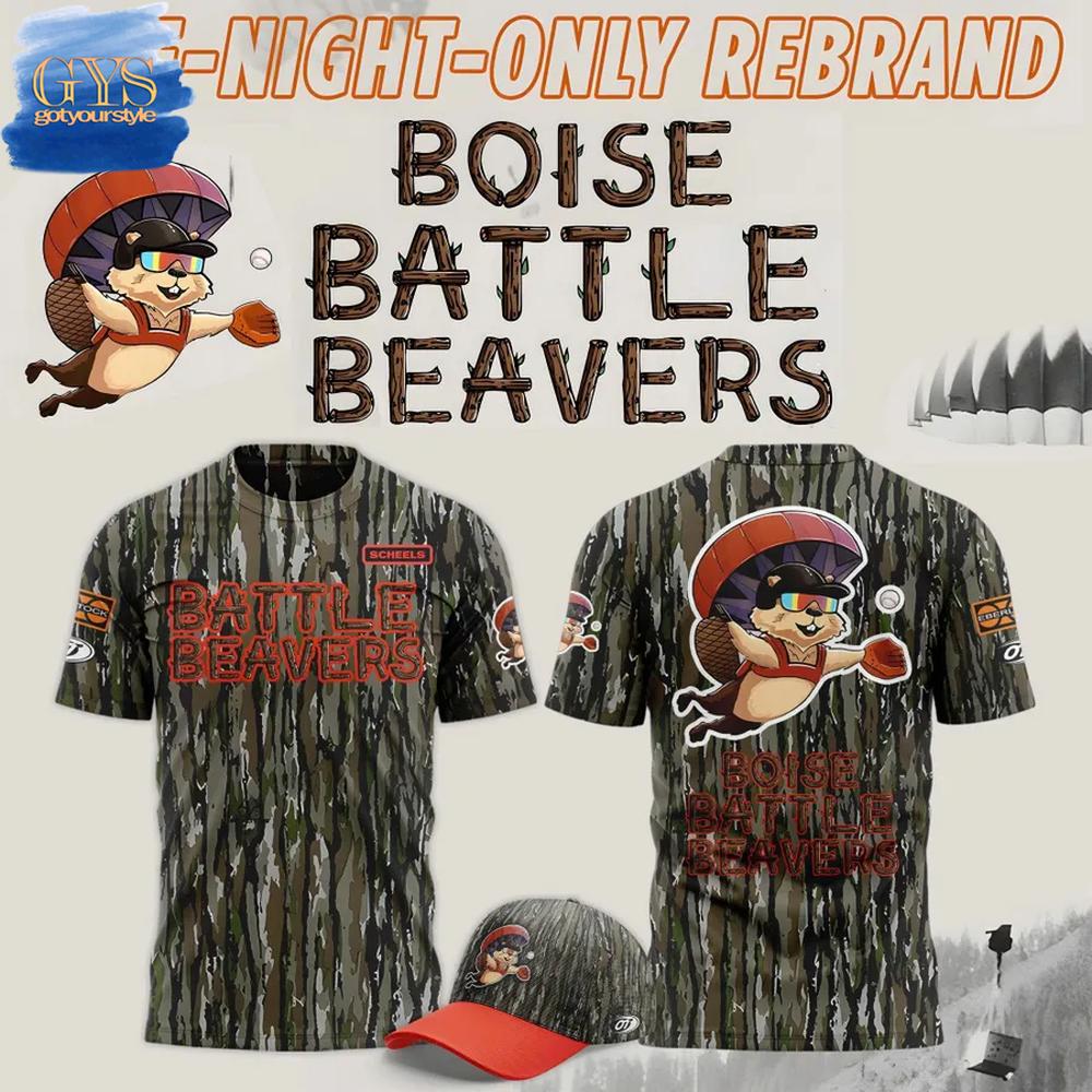 Boise Battle Beavers Rebrand Limited Edition Shirt Collection