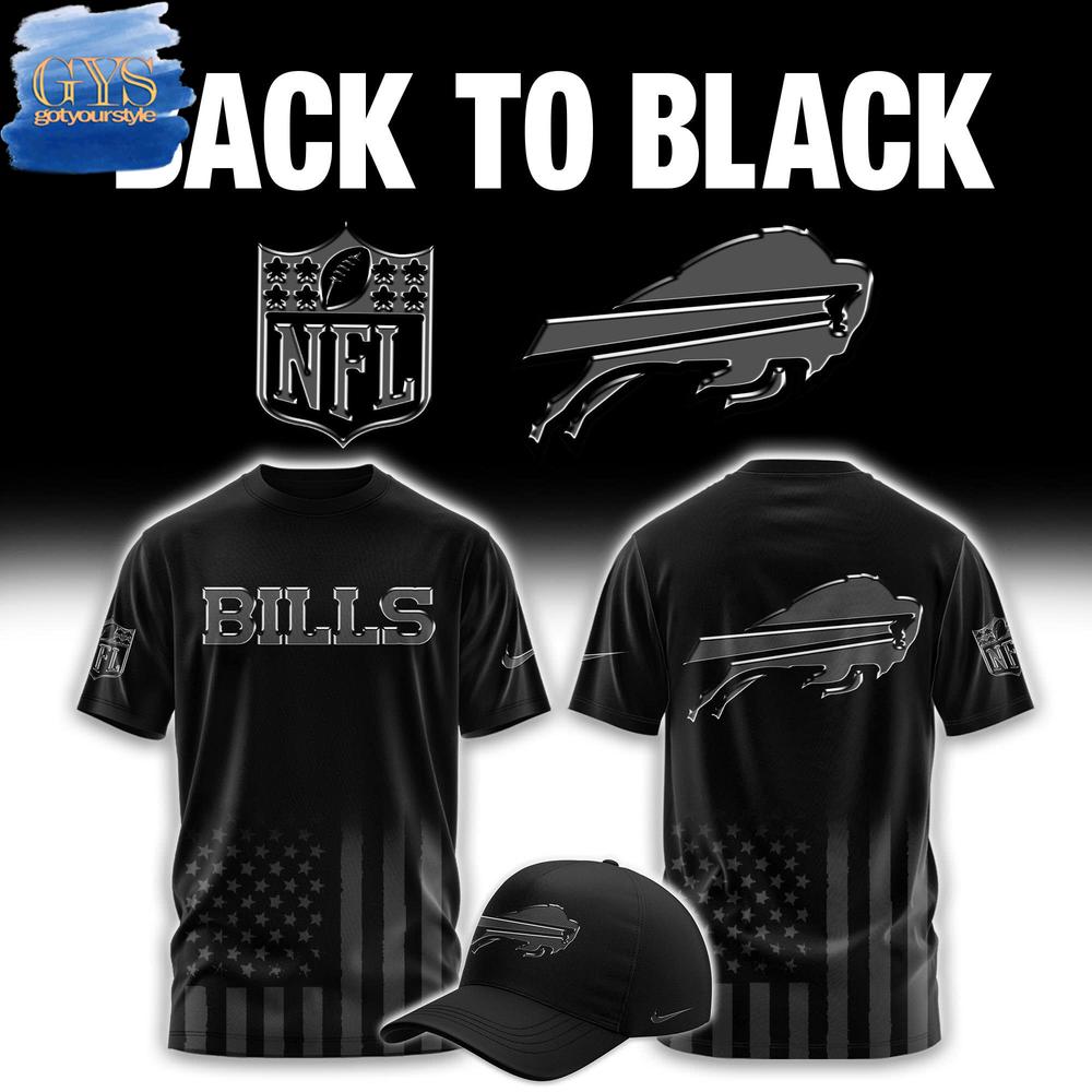 Buffalo Bills Back To Black Limited Edition Merchandise Collection