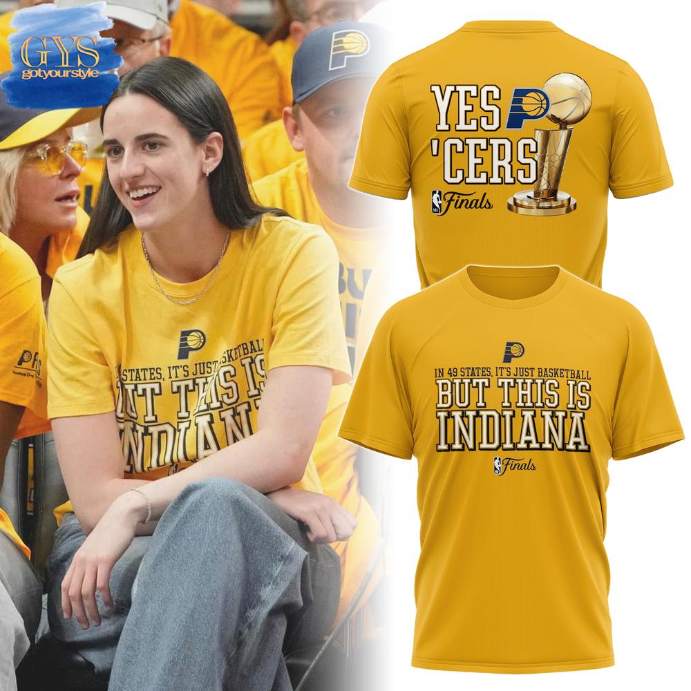 Caitlin Clark x Indiana Pacers NBA Finals T-Shirt