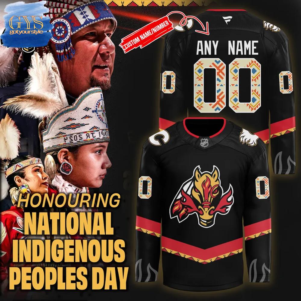 Calgary Flames National Indigenous Peoples Day Limited Edition Hockey Jersey
