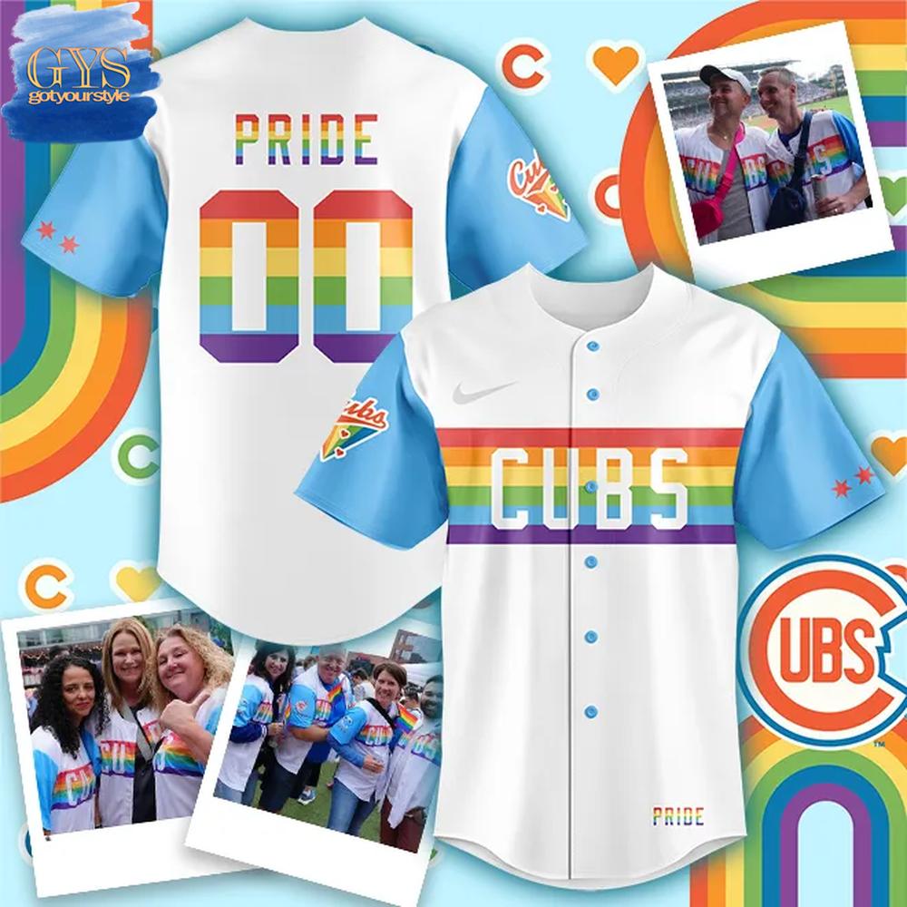 Chicago Cubs LGBT Pride Month Special Edition Baseball Jersey