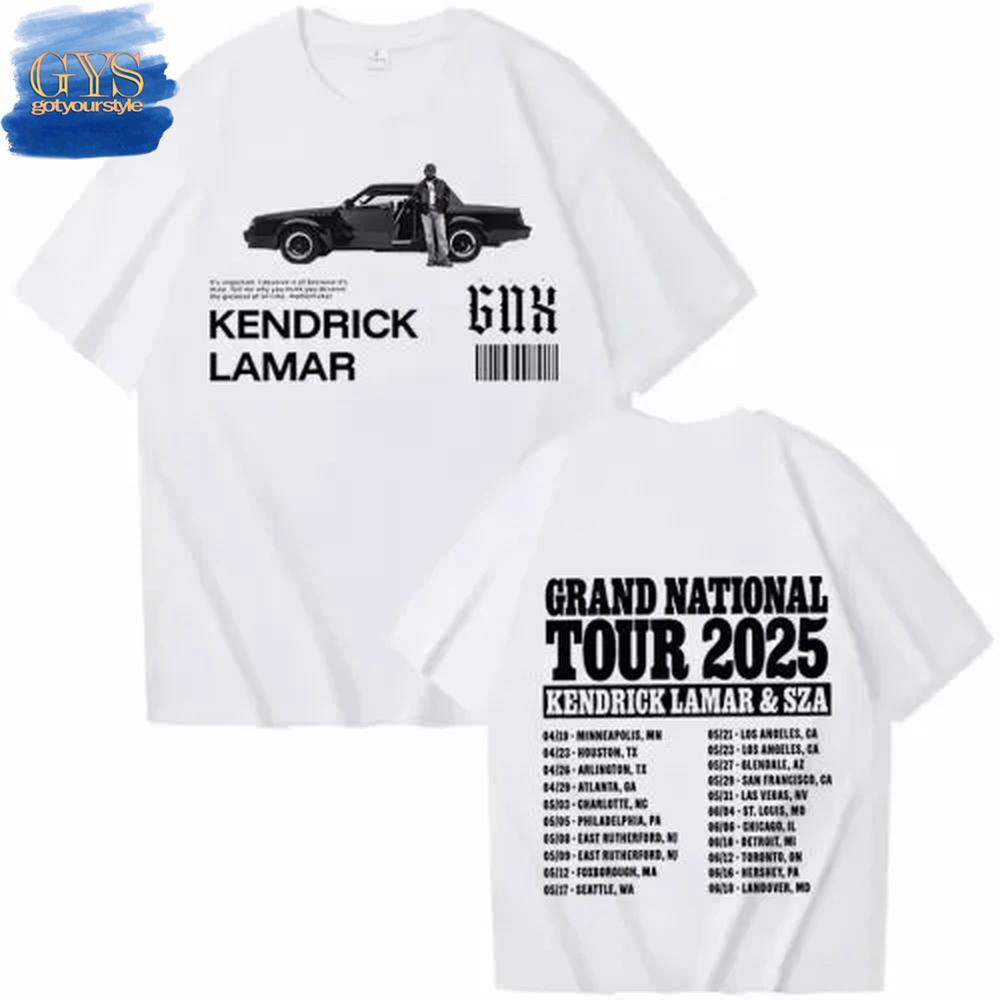 Chicago Cubs x GNX Kendrick Lamar Tour 2025 White Shirt