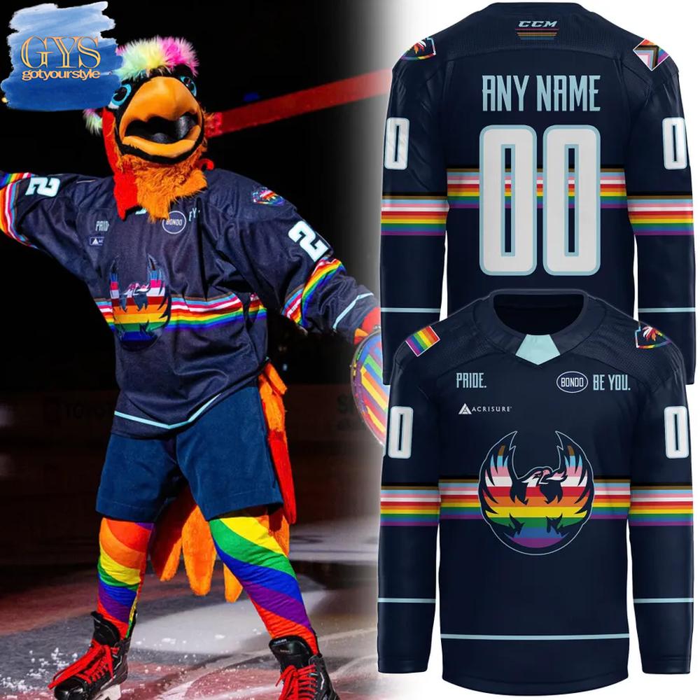 Coachella Valley Firebirds Pride Night Limited Edition Hockey Jersey