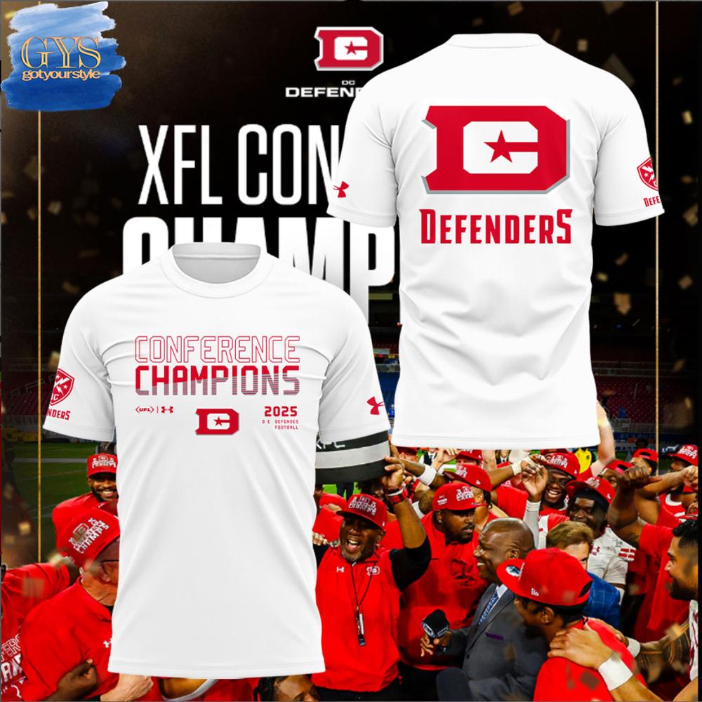 D.C. Defenders Commander in Chief of the XFL Conference Champions Merch Collection