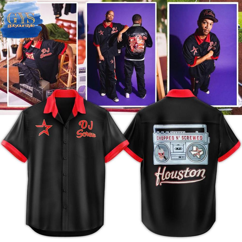 DJ Screw x Houston Astros Limited Edition Short Sleeve Shirt