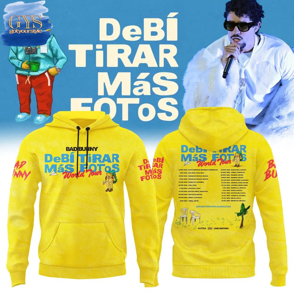 Debí Tirar Más Fotos Bad Bunny World Tour 2025 Merchandise Collection