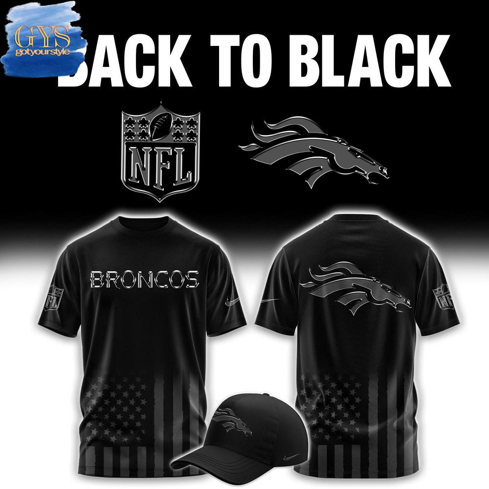Denver Broncos Back To Black Limited Edition Merchandise Collection