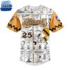 El Paso Chihuahuas Peanuts Night Limited Edition Baseball Jersey 2