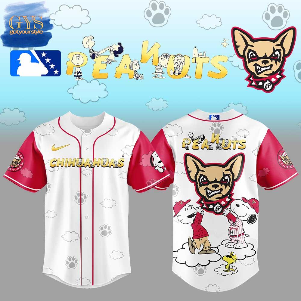 El Paso Chihuahuas x Peanuts Limited Edition Baseball Jersey