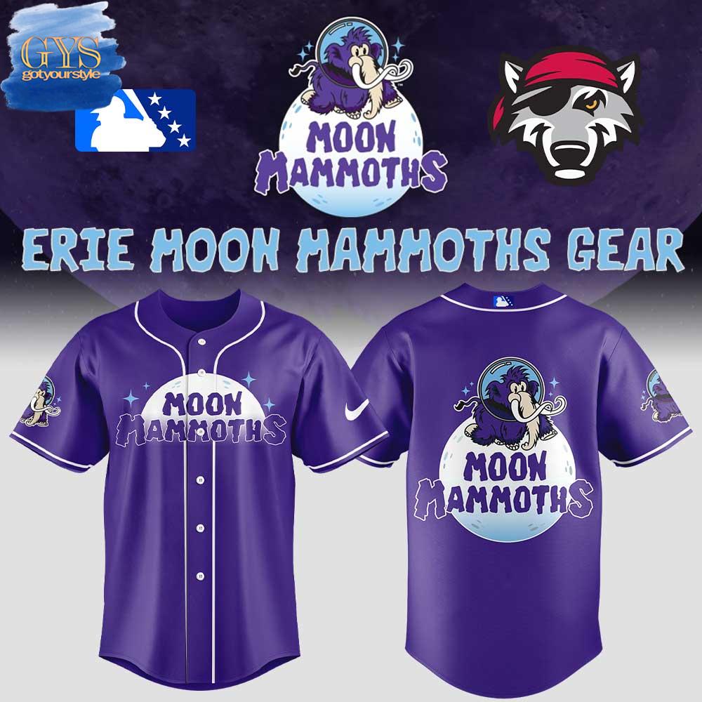 Erie SeaWolves Moon Mammoths Limited Edition Baseball Jersey