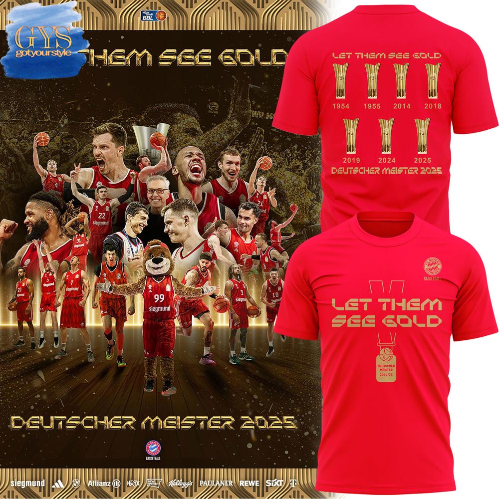 FC Bayern Basketball BBL Champions Red Merchandise Collection