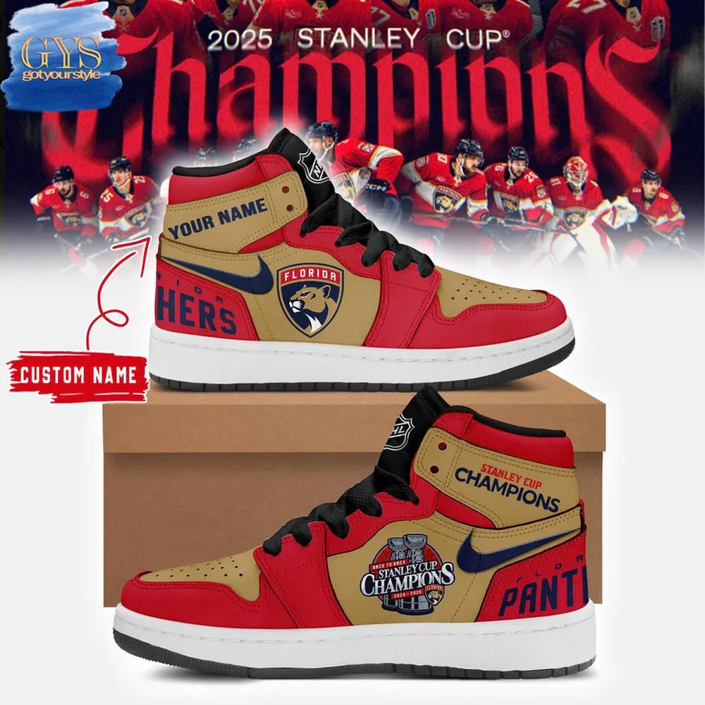 Florida Panthers 2025 Stanley Cup Champions Air Jordan 1