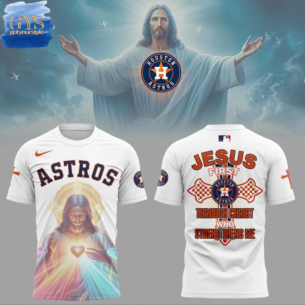 Houston Astros Jesus First Limited Edition T-Shirt