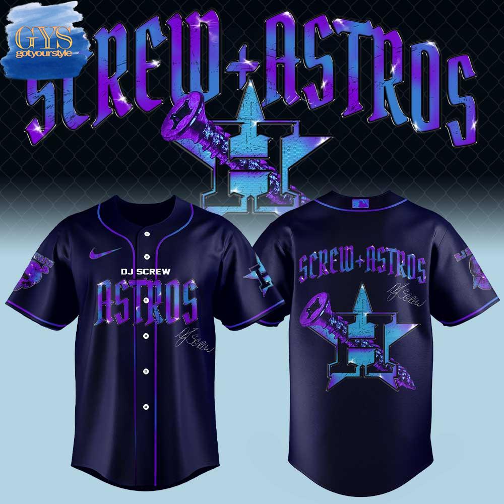 Houston Astros x DJ Screw Honor All-Time Limited Edition Baseball Jersey