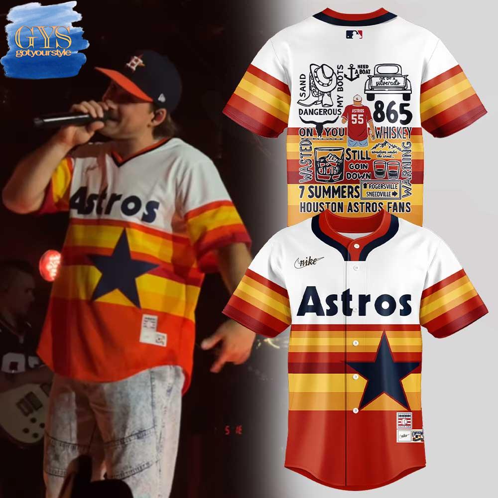 Houston Astros x Morgan Wallen I’m The Problem Tour Special Edition Baseball Jersey