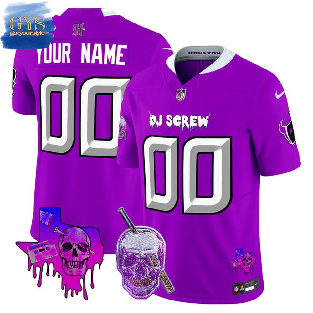 Houston Texans x DJ Screw Vapor Limited Edition Football Jersey