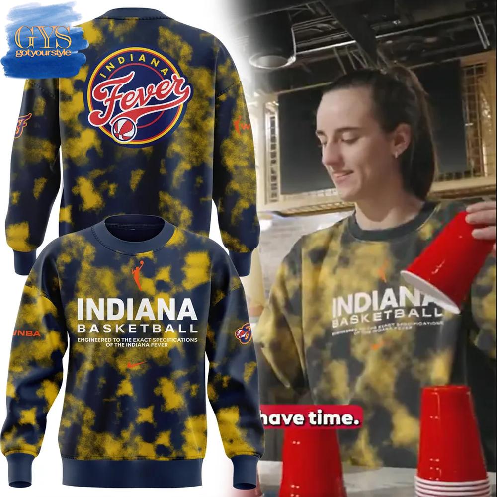 Indiana Fever WNBA Tie-dye Special Edition Sweatshirt
