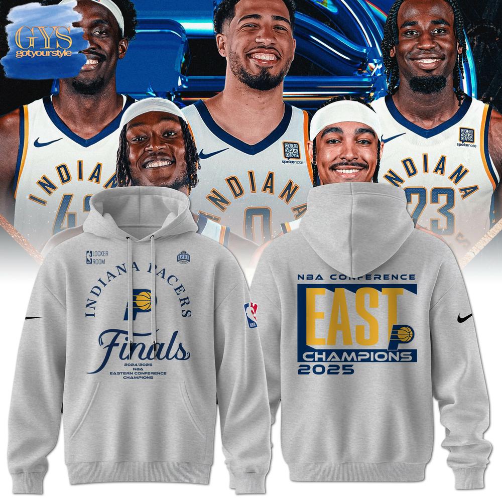 Indiana Pacers 2025 Eastern Conference Champions Merch Collection