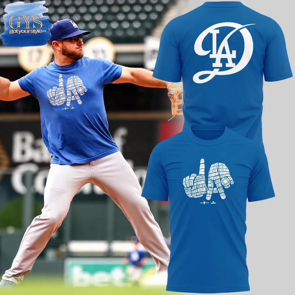 LA Dodgers Peace Out Limited Edition T-Shirt
