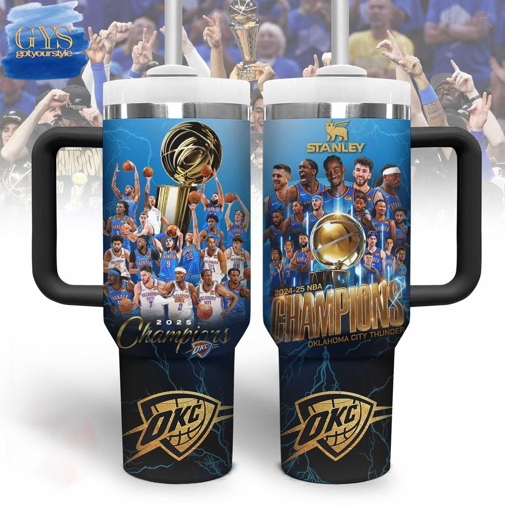 LIMITED EDITION OKC Thunder NBA Champions 40 Oz Stanley Cup
