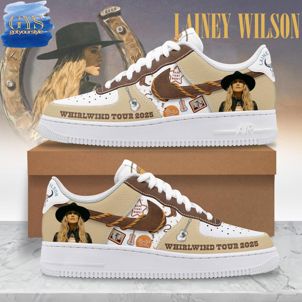 Lainey Wilson Whirlwind World Tour 2025 Limited Edition Air Force 1