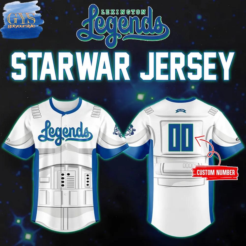 Lexington Legends x Star Wars Limited Edition Baseball Jersey